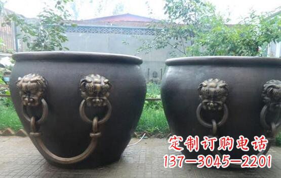 泰州水缸寺庙景观铜雕