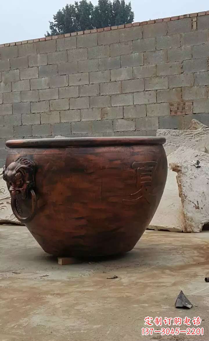 泰州水缸铜雕