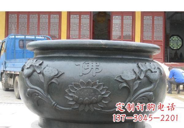 泰州水缸寺庙铜雕 (2)