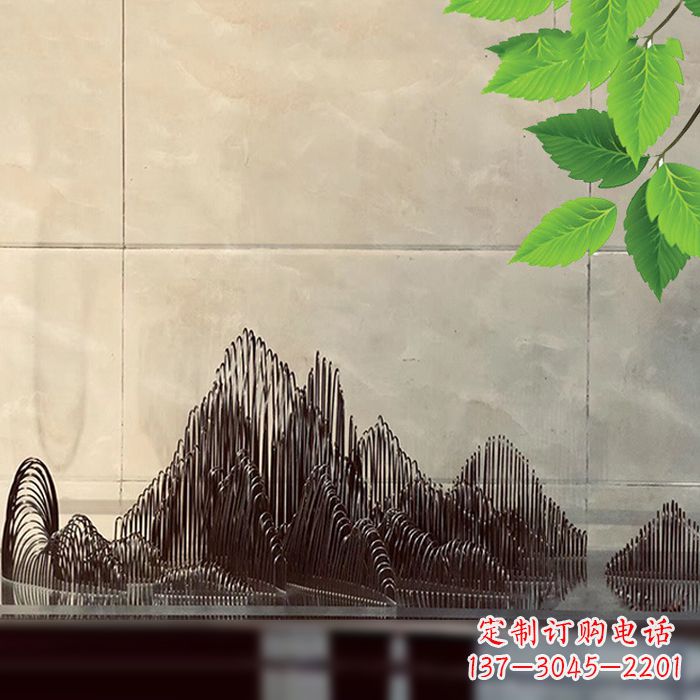 泰州水景水池不锈钢假山雕塑