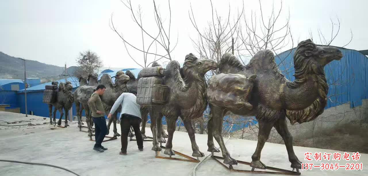泰州丝绸之路骆驼雕塑