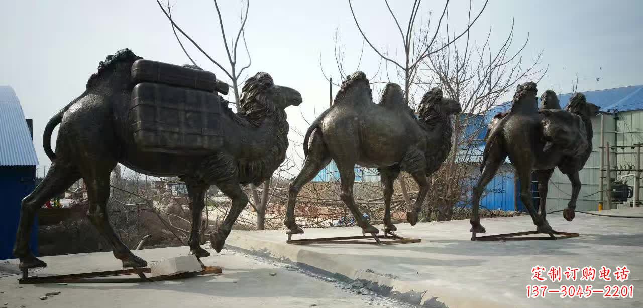 泰州丝绸之路铜骆驼雕塑