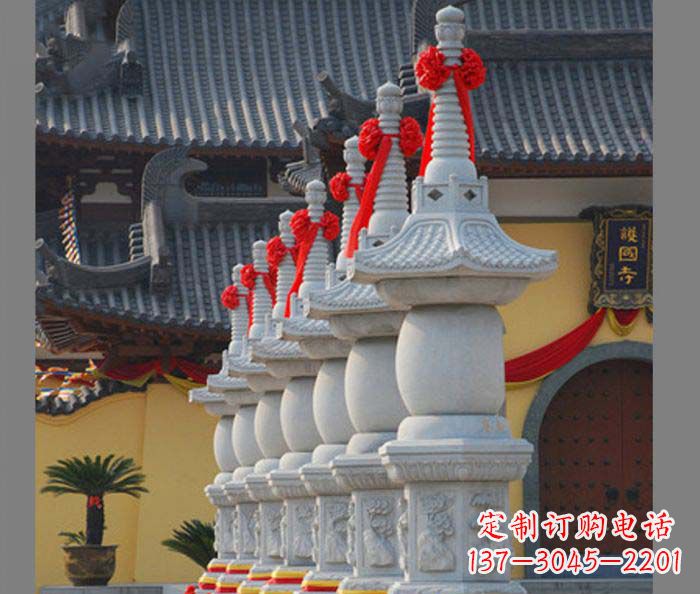 泰州寺庙景观舍利塔石雕