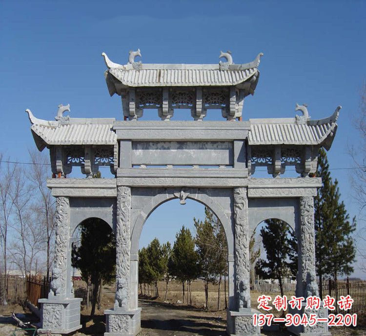 泰州寺庙石牌坊