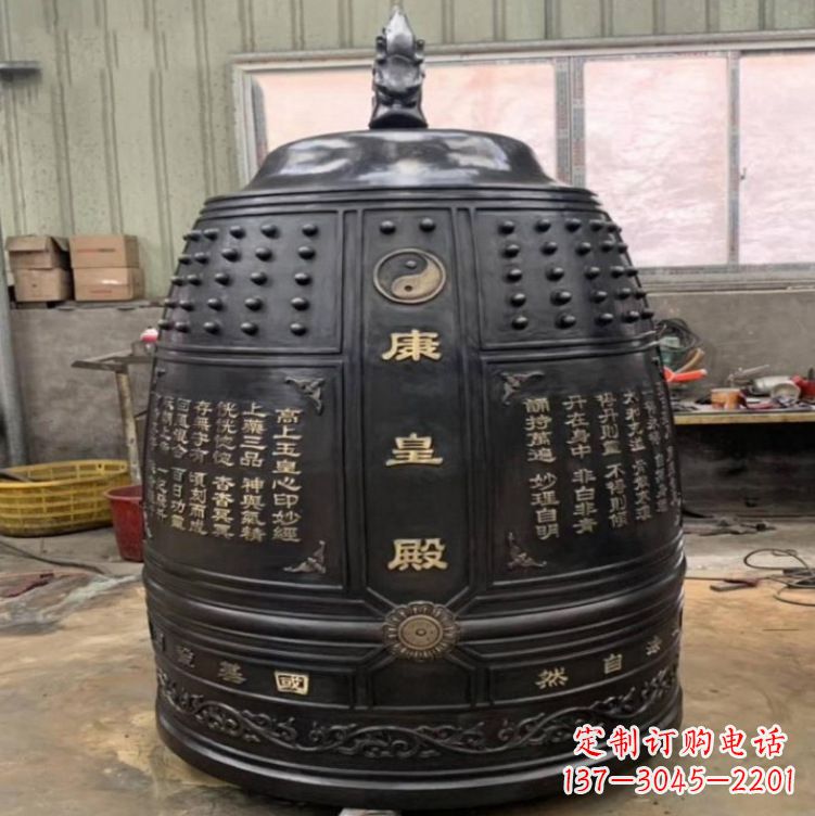 泰州寺庙铜雕挂钟