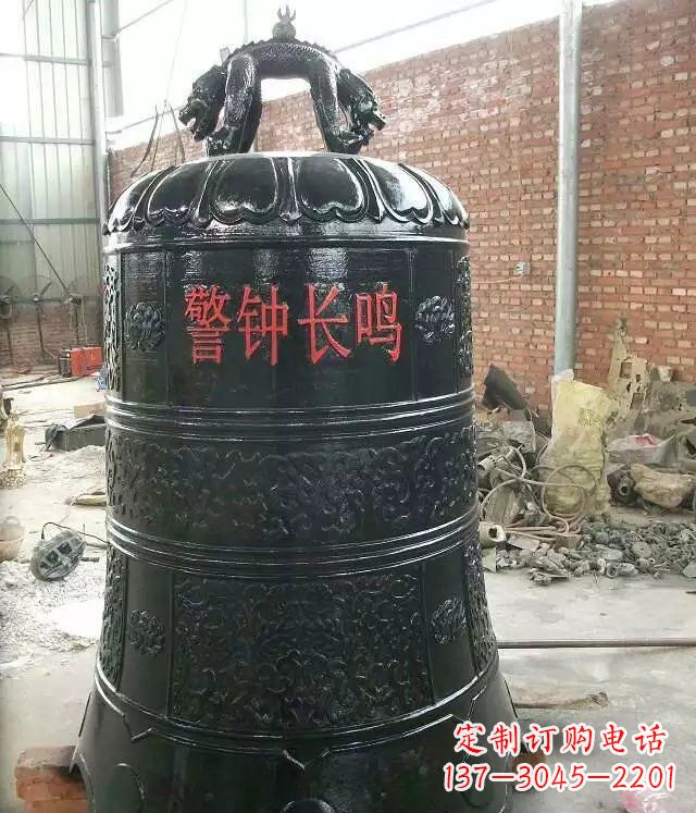 泰州寺庙铸铜钟铜雕 (4)