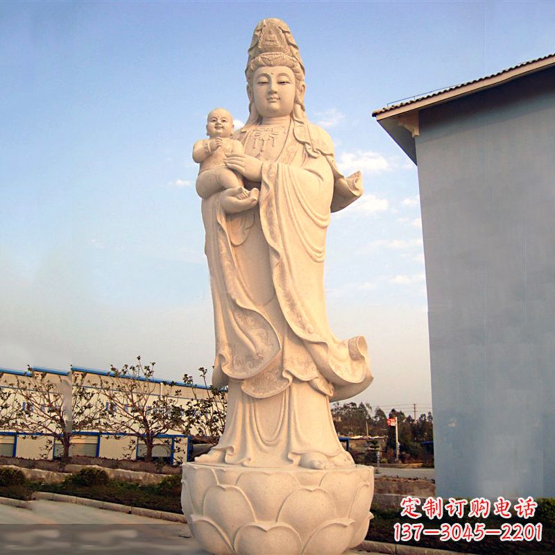 泰州送子观音石雕