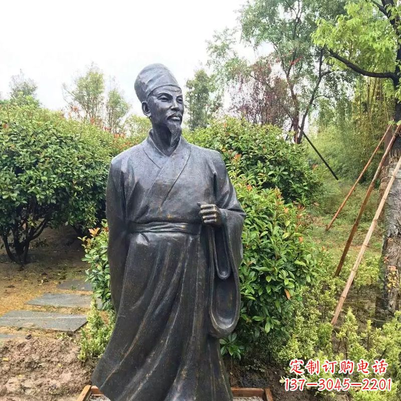 泰州苏东坡铸铜历史文化名人雕像