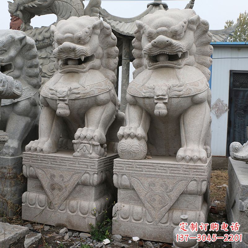 泰州天安门狮子石雕塑