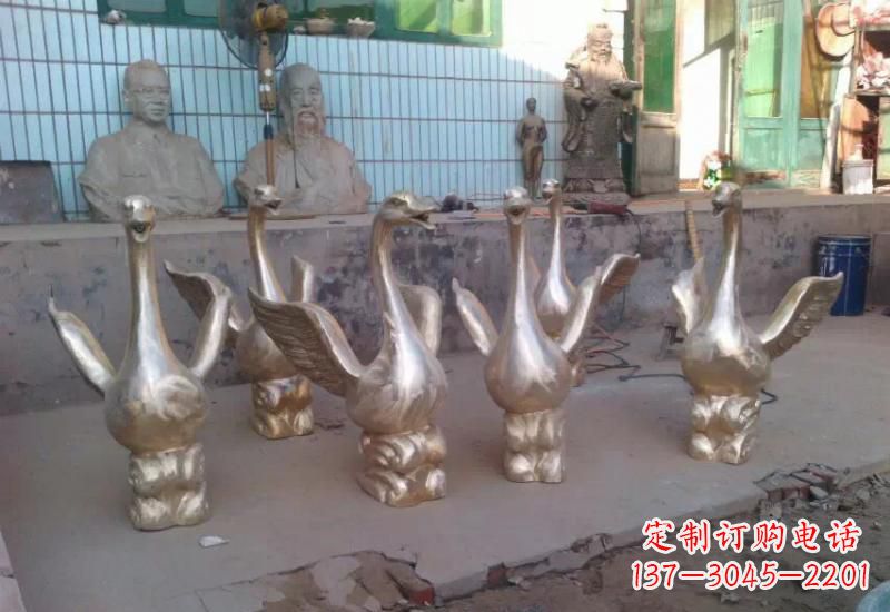 泰州天鹅喷泉雕塑