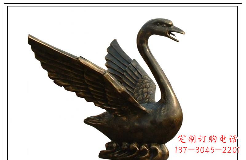 泰州天鹅喷泉铜雕
