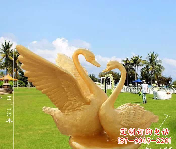 泰州天鹅铜雕