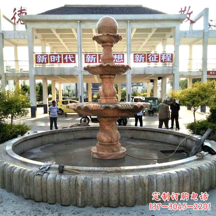 泰州天使喷泉石雕