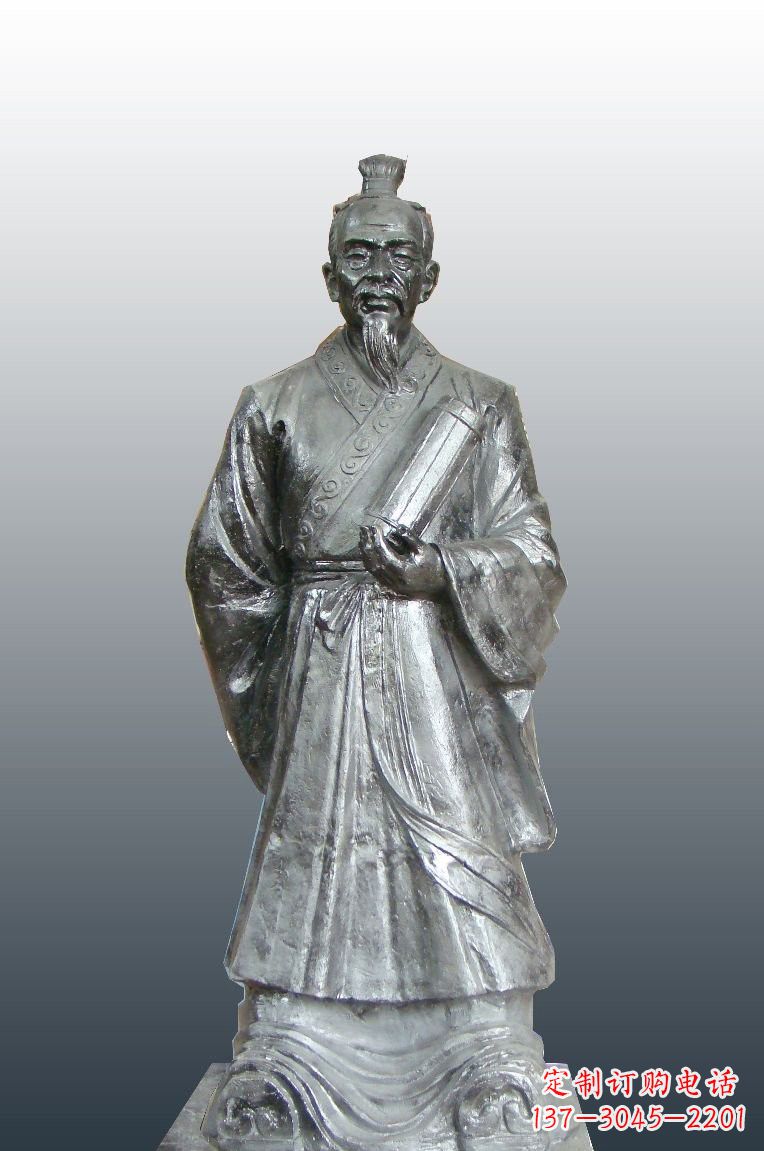 泰州铜雕扁鹊古代名医雕塑