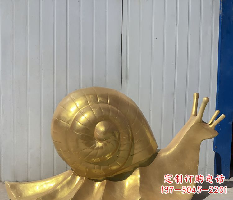 泰州铜雕创意蜗牛雕塑