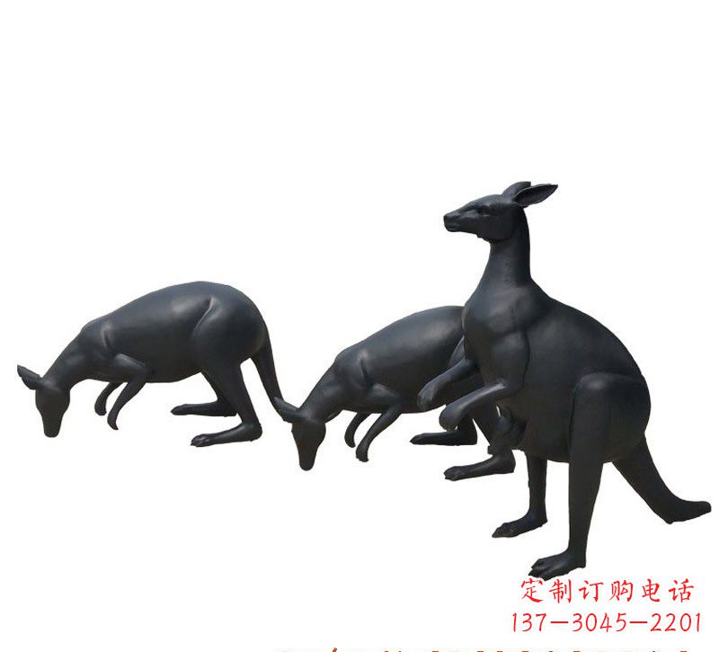 泰州铜雕袋鼠雕塑