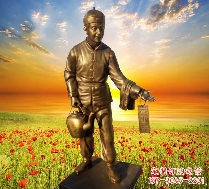 泰州铜雕店小二