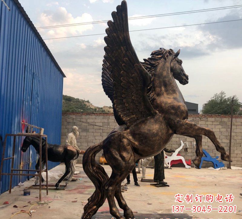 泰州铜雕飞马雕塑