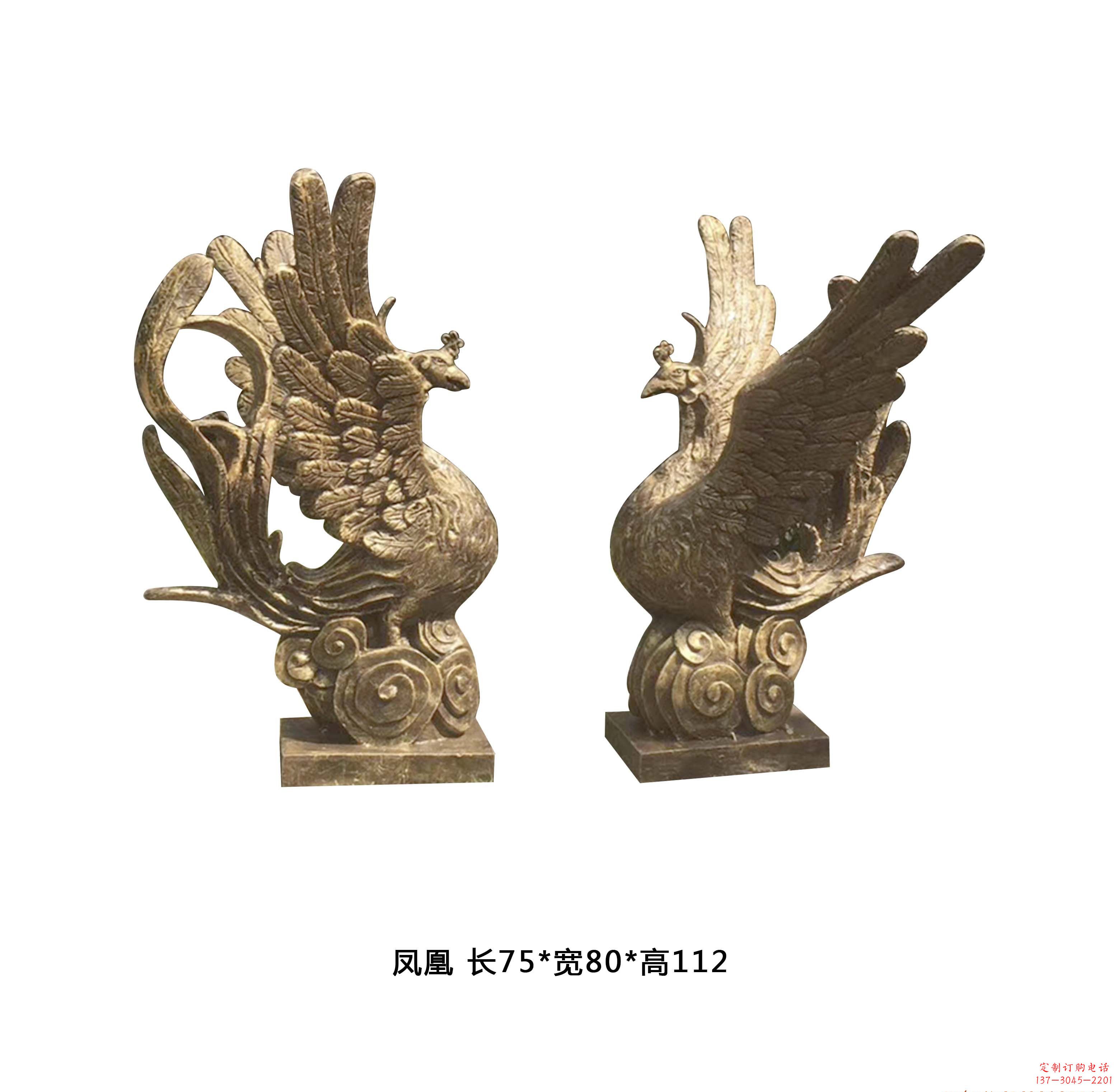 泰州铜雕凤凰雕塑