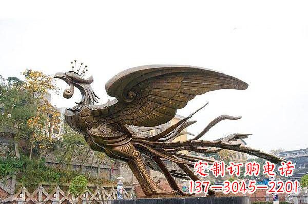 泰州铜雕凤凰