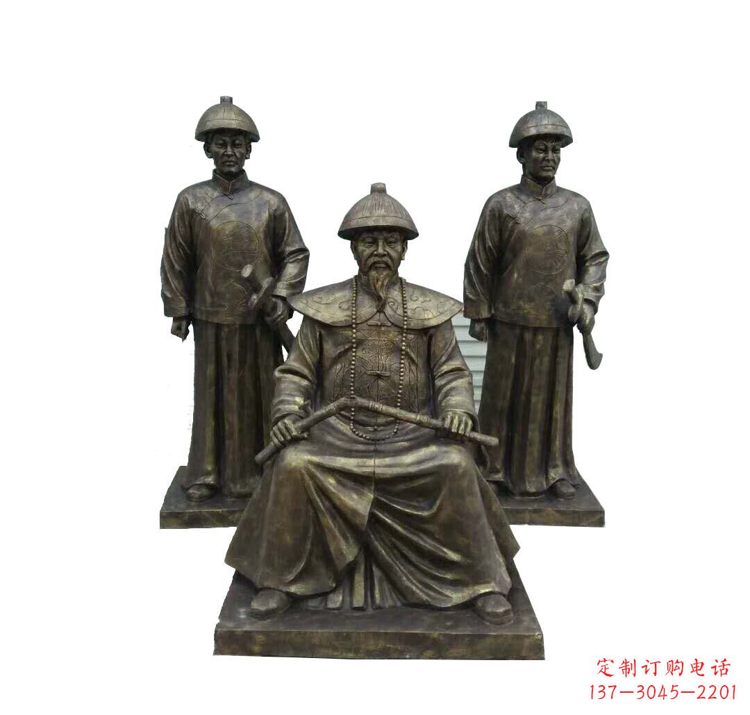 泰州铜雕古代名人林则徐