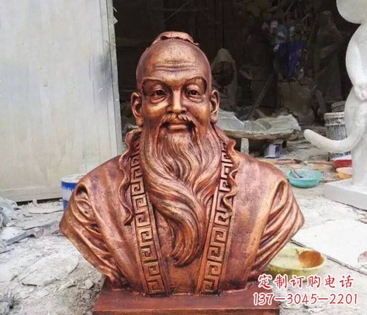 泰州铜雕古代孙思邈人物雕塑