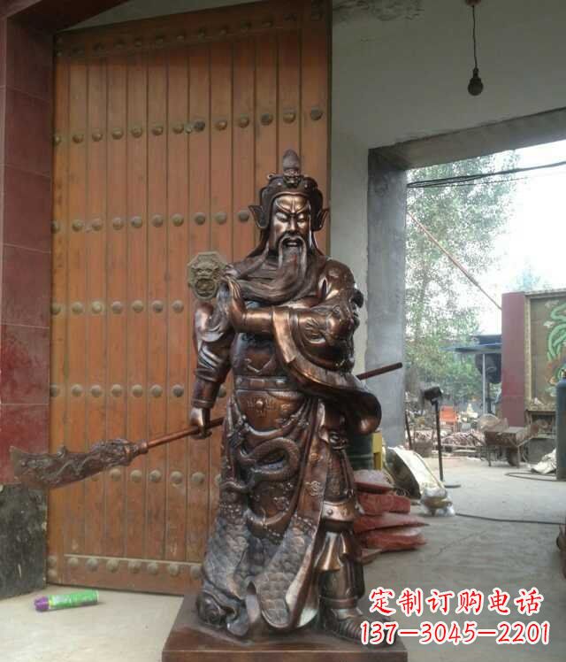 泰州铜雕关公像