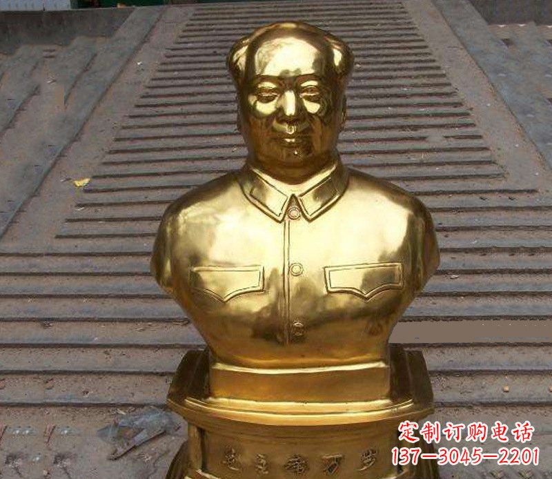 泰州铜雕广场伟人雕塑摆件