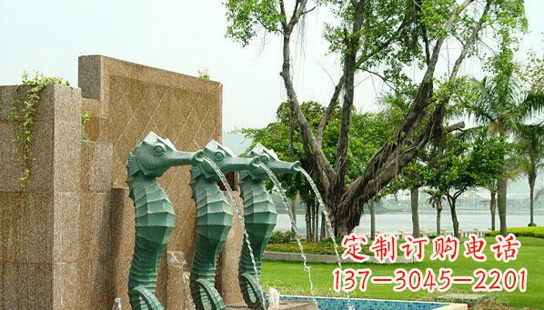 泰州铜雕海马雕塑