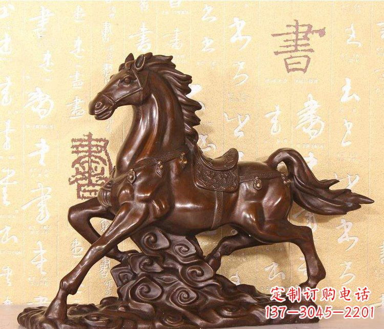 泰州铜雕户外园林动物马雕塑