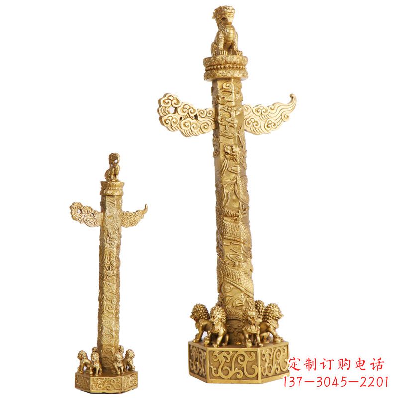 泰州铜雕华表柱