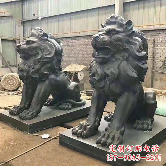 泰州铜雕汇丰狮子