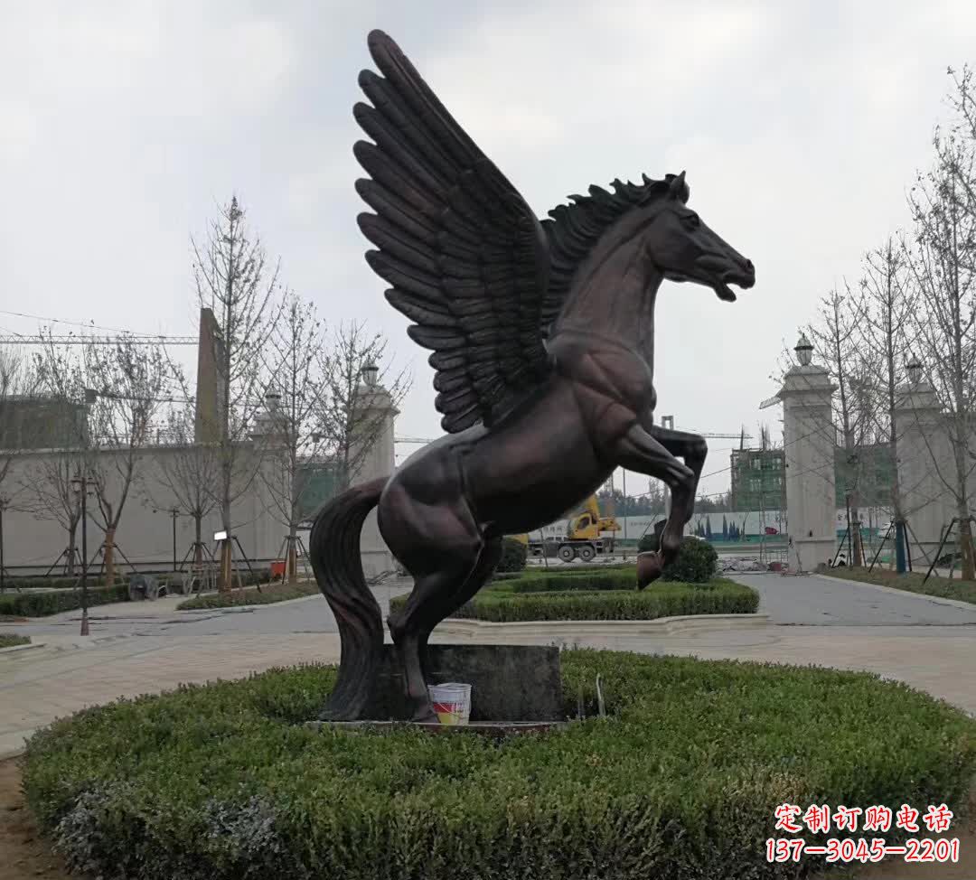 泰州铜雕景观飞马