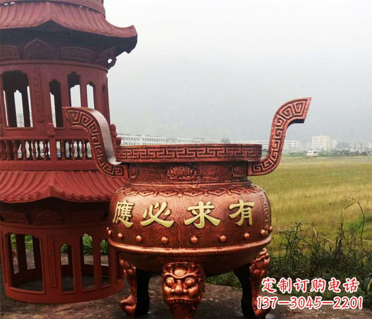 泰州铜雕景观香炉