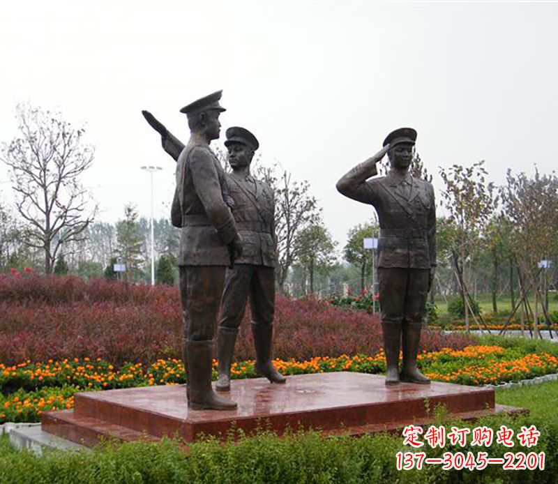 泰州铜雕警察铜雕