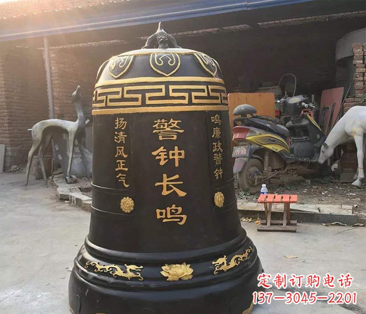 泰州铜雕警钟长鸣寺庙雕塑