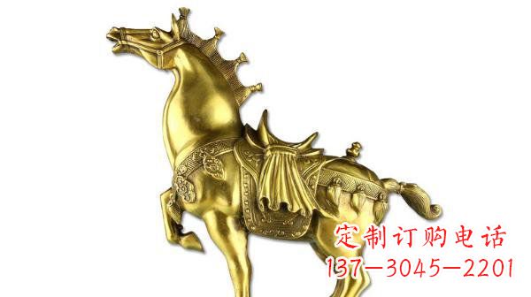 泰州铜雕马公园动物雕塑