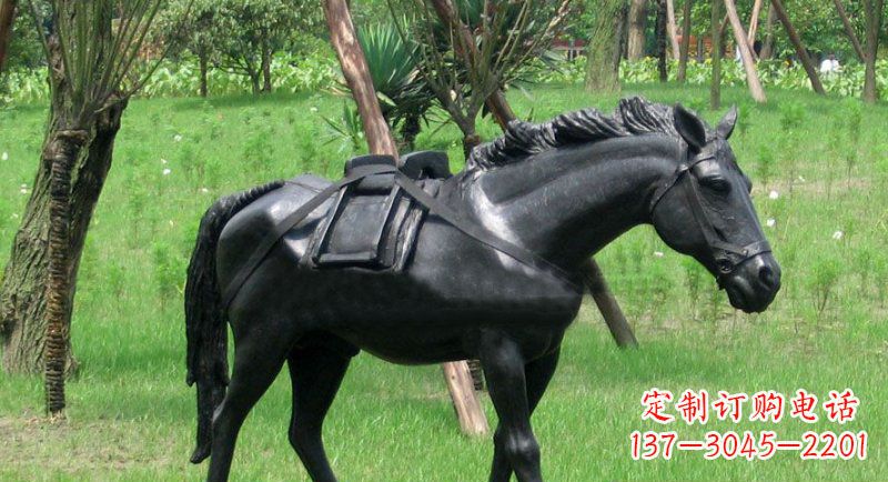 泰州铜雕马公园动物雕塑 (2)