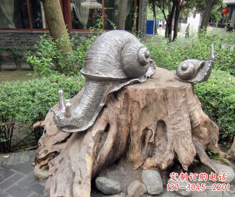 泰州铜雕母子蜗牛