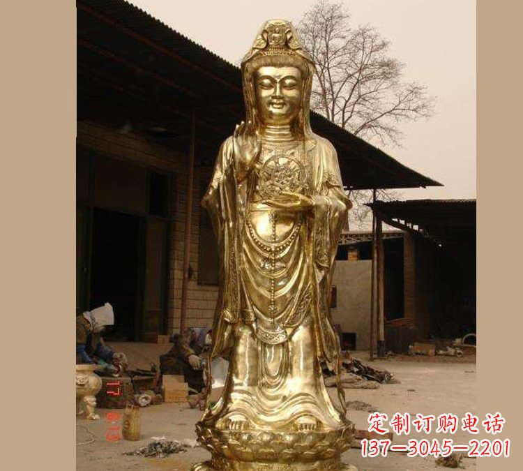泰州铜雕南海观音