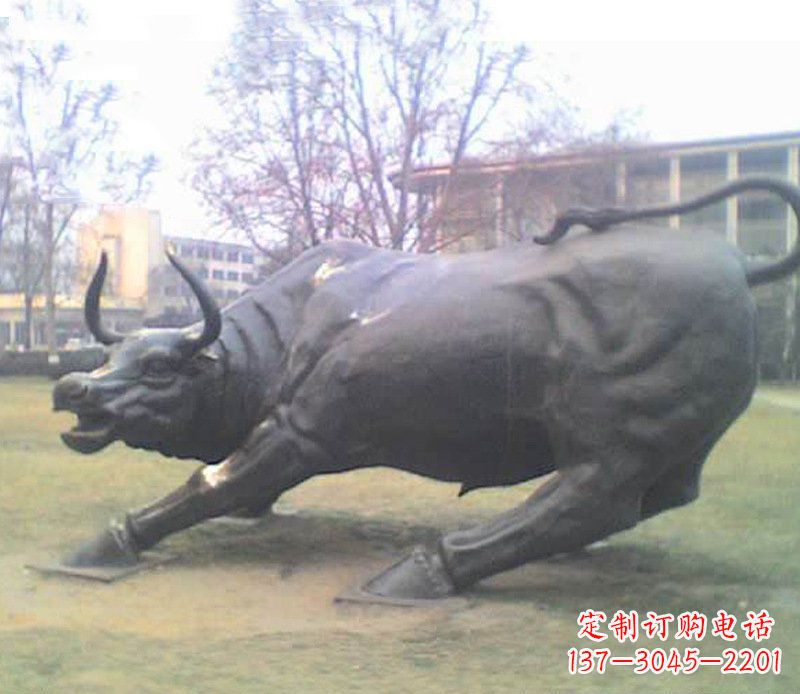 泰州铜雕牛广场动物景观摆件 (2)