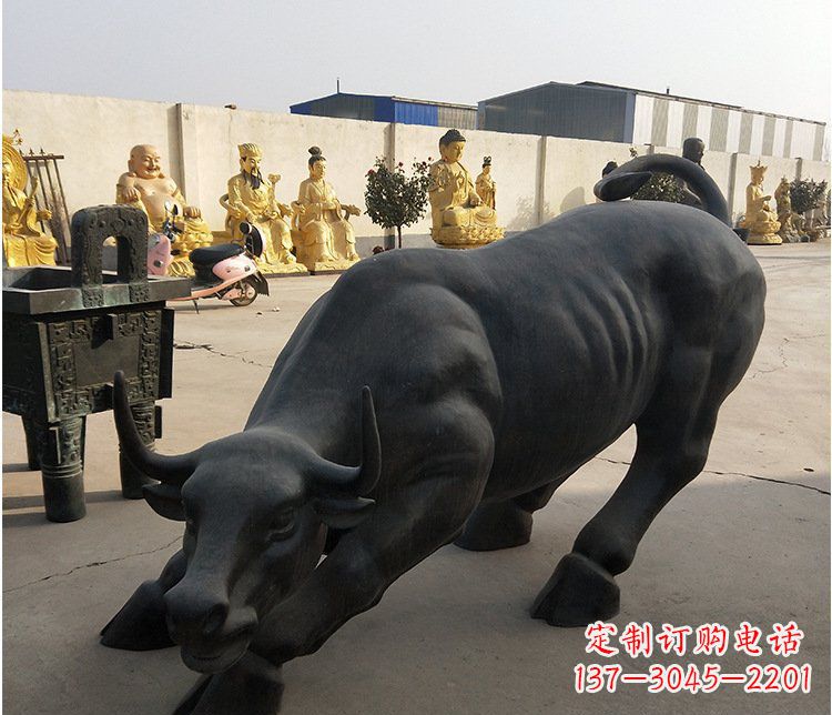 泰州铜雕牛广场动物景观摆件 (6)