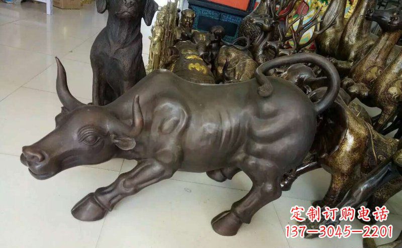 泰州铜雕牛广场动物景观摆件 (5)