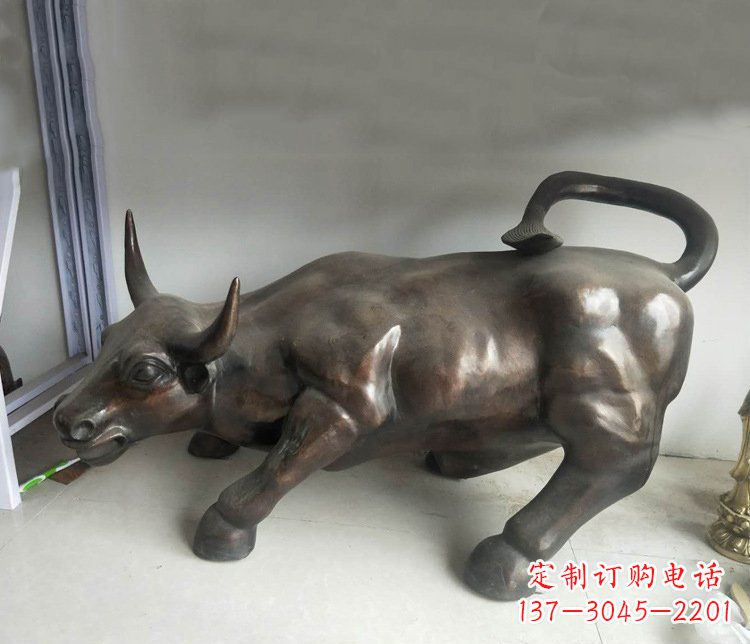 泰州铜雕牛广场动物景观摆件
