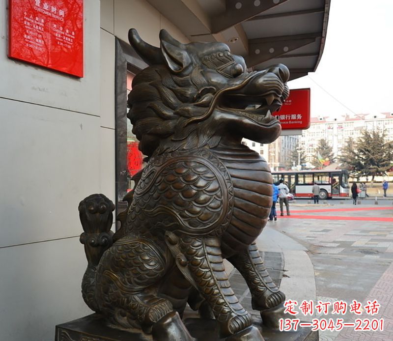 泰州铜雕麒麟