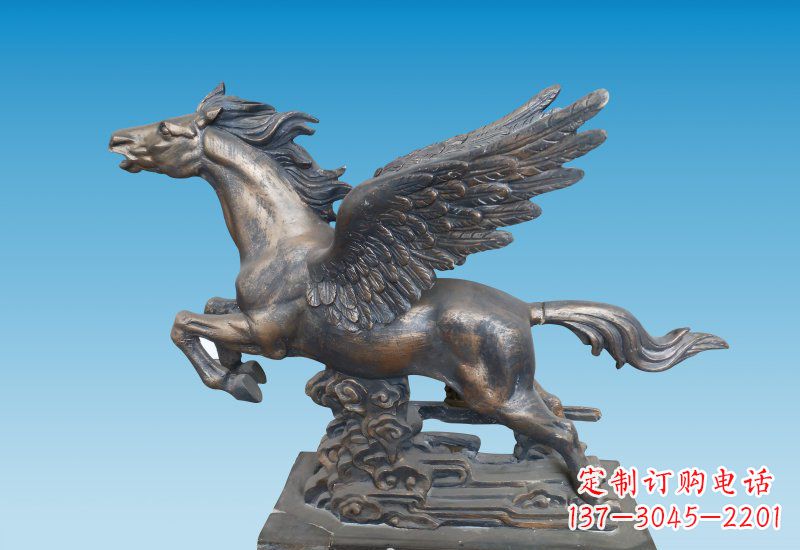泰州铜雕企业飞马