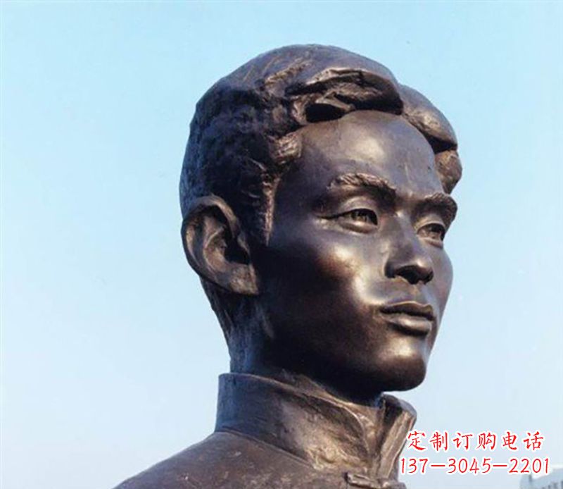 泰州铜雕人物头像