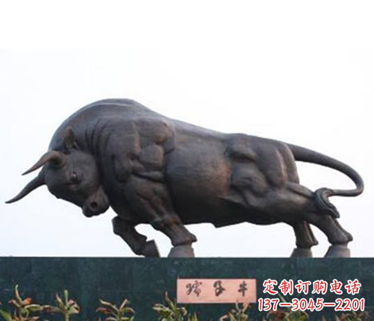 泰州铜雕孺子牛动物雕塑