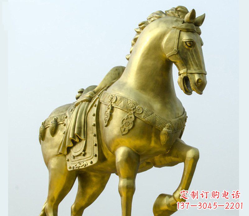 泰州铜雕商场招财动物马雕塑
