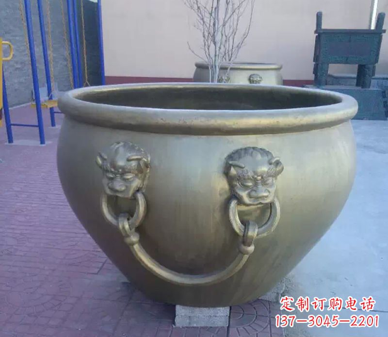 泰州铜雕水缸